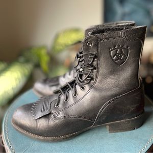 Ariat Laceup Heritage Leather Boots